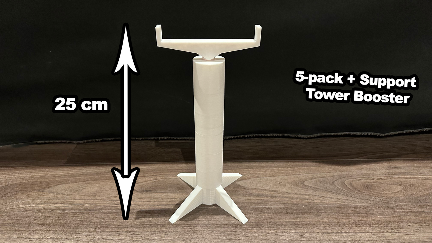 Standard support (half-height) booster set