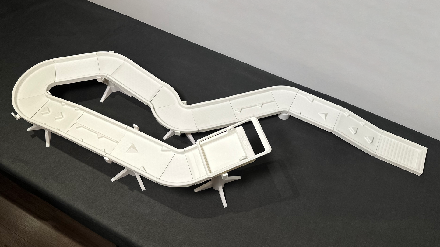 Marble Autobahn Expansion Set: Bigger Builds, Wilder Races.