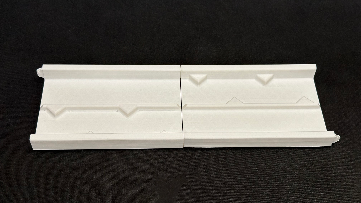 Straight Track with fast/slow lane booster set (2 pack)