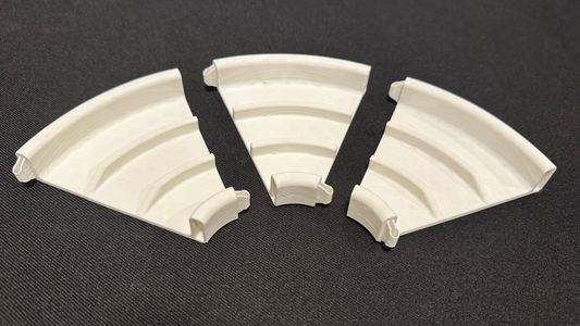 Curve track with chicanes booster set