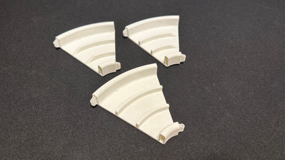 Curve track with chicanes booster set