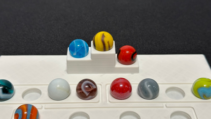 Marble Tournament Bracket Board (for matches with 4 marbles)