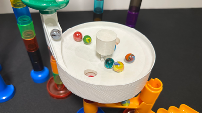The Pinball Funnel: Marble Races' Most Exciting Obstacle