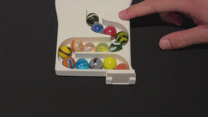 Finish line with standings: See how your marble finished!