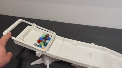 Marble Autobahn Starter Set: Build Epic, Unpredictable Races