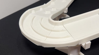 Curve track with chicanes booster set